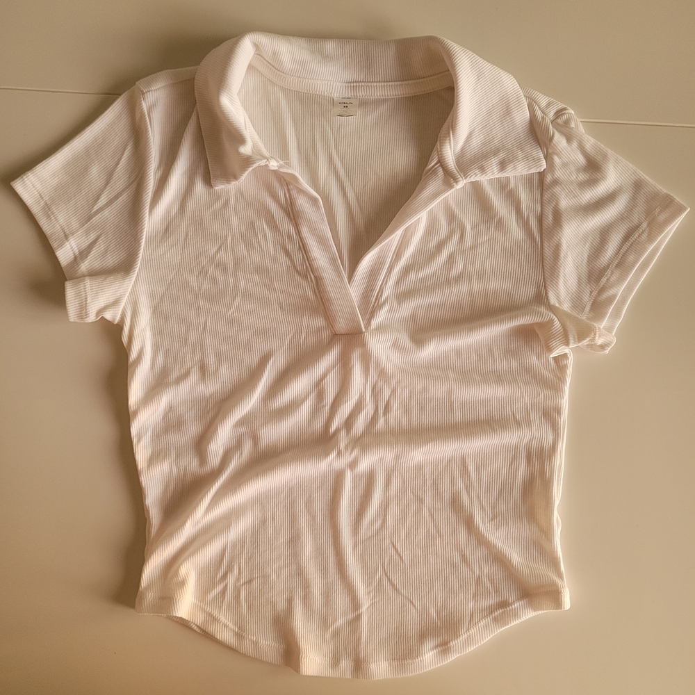 Baby T White Polo Style Size XS